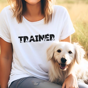 Dog agility trainer shirt gifts for dog lovers tee canine Training gear puppy agility training gear trainer k9 class training my doggies