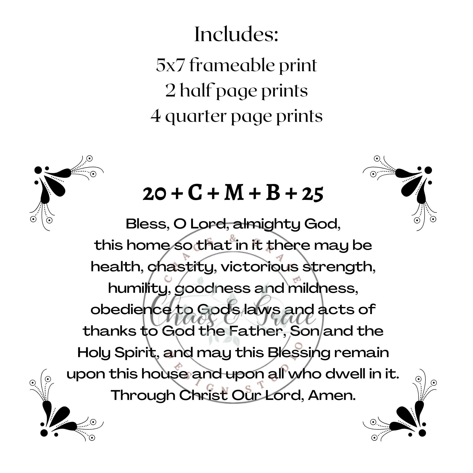 epiphany home blessing printable - etsy ireland