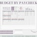 Budget by Paycheck Spreadsheet | Fortnightly Budget, Bi-weekly Budget Spreadsheet, Google Sheets Budget Template, Digital Finance Planner 