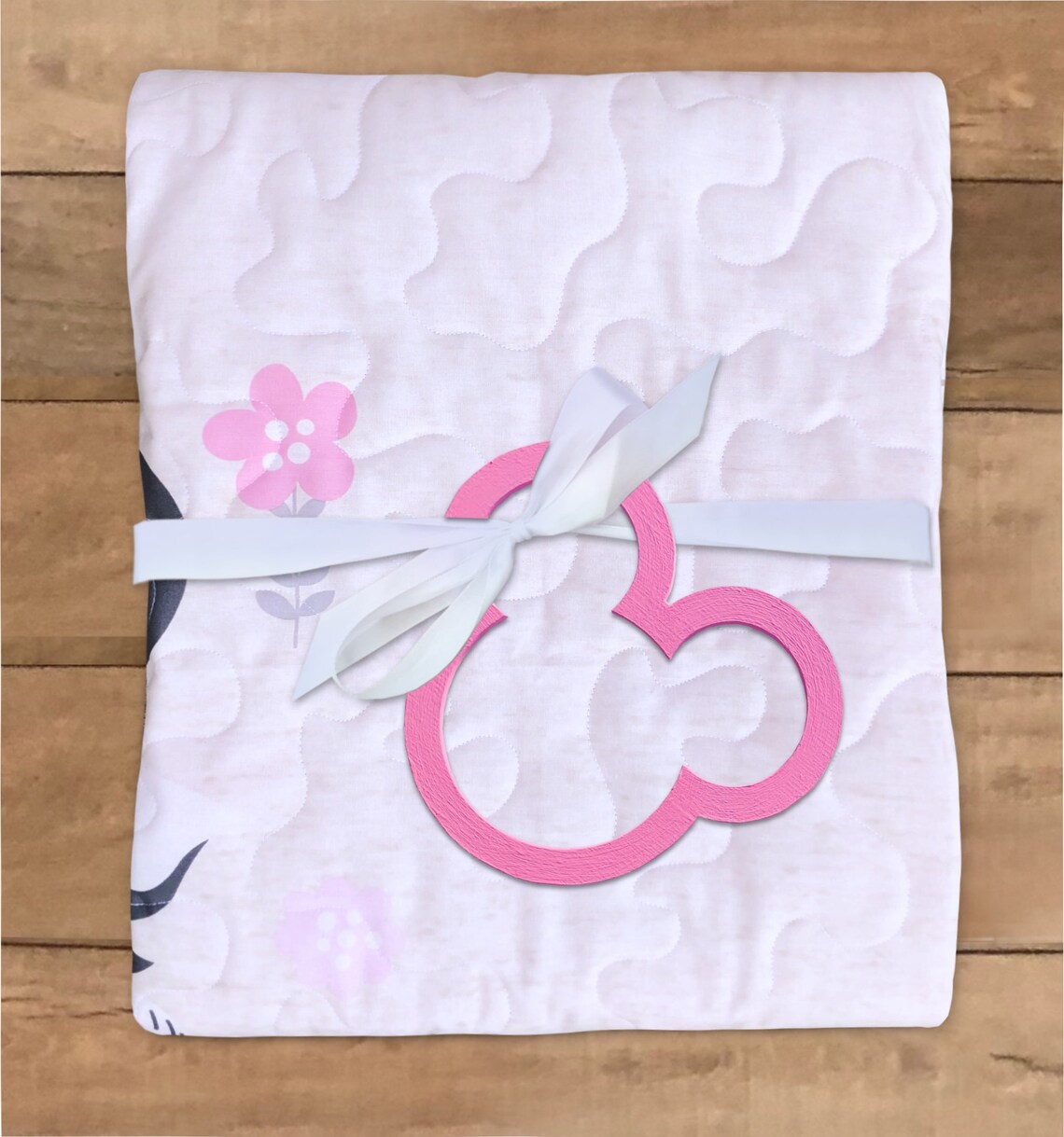 Baby Milestone Quilt, Minnie Milestone Quilt, Minnie Nursery Theme