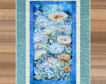 Manta de regazo con estampado floral de mariposas, regalo para mamá, decoración de mariposas