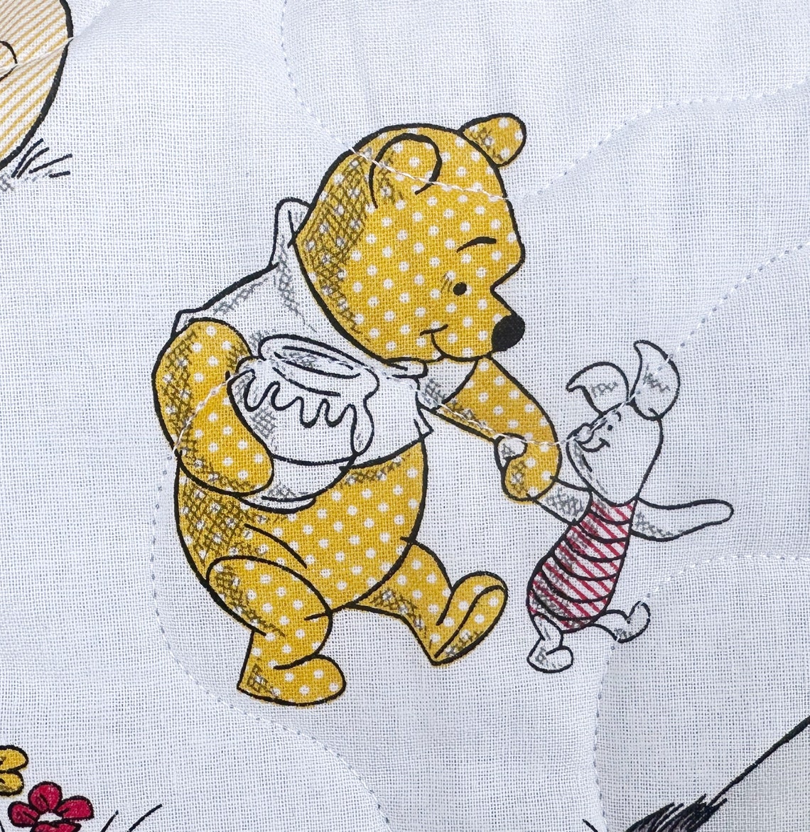 Winnie the Pooh Quilt, Winnie the Pooh Themed Baby Quilt, Baby Shower