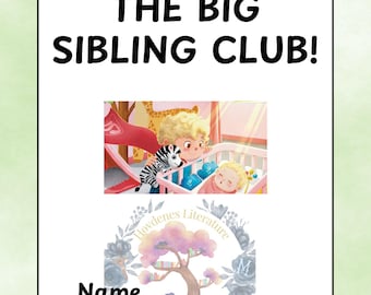 New Baby Activity Packet for Toddlers & Preschoolers (Printable PDF) | Big Sibling Gift