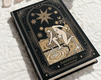Personalized Tarot Journal, Daily Tarot Card Pull Journal, Tarot Reading Log Book, Tarot Practice Tracker, Tarot Reader Gift
