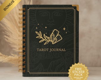 Ultimate Tarot Journal: Daily Monthly Yearly Tarot Planner Journal, Tarot Binder and Study Guide, Limited Time FREE STICKER OFFER