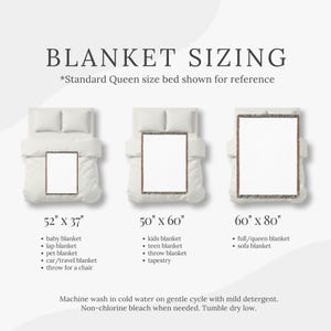 Personalized Teddy Bear Baby Blanket, Newborn Name Blanket, Custom Bear Plaid Blanket, Baby Boy Nursery Blanket, Classic Woven Keepsake Gift image 6