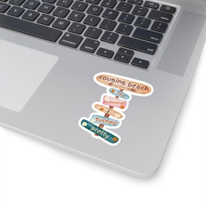 Cousins Beach Sticker, The Summer I Turned Pretty Sticker, Cute Sticker Stickers, Vinyl Stickers image 2