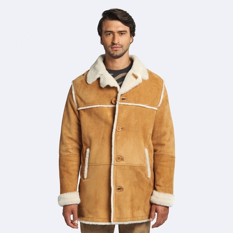 Sheepskin Jackets - Etsy