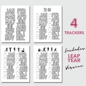 Printable 2025 Workout Tracker Daily Exercise Track Monthly Weight Loss Journal Habit Track Fitness Planner Weight Loss Color In Calendar