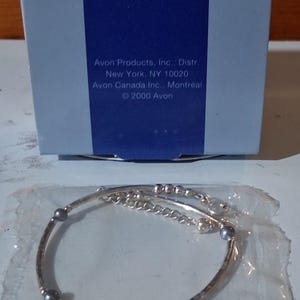 Still New in Package Sterling Silver Freshwater Gray Pearl 6" Bracelet with 1" Extender