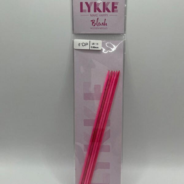 LYKKE Nadelspiel Blush, Indigo oder Driftwood 2,5mm/15cm
