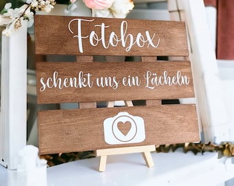 Fotobox Accessoire / Schild - Hochzeitsdeko