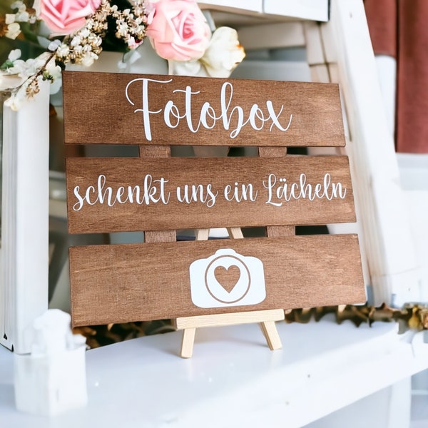 Fotobox Accessoire / Schild - Hochzeitsdeko