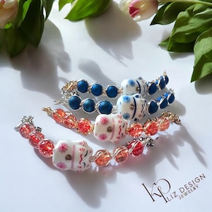 WHITE MANEKI-NEKO Fortune Cat Bracelet | Lucky Cat Bracelet | Happiness  Bracelet | Good Fortune Bracelet | Wire Wrapped Bracelet