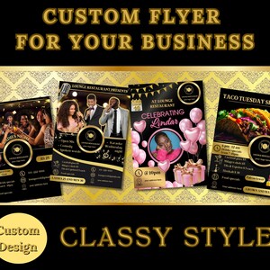 Custom Business Flyer Design (Digital File)