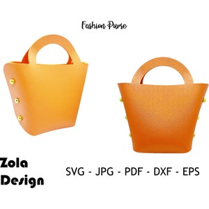 Bolsa de moda Svg | Modelo de sacola de presente Svg | Modelo de porta-moedas SVG | Saco doce para presentes do favor do casamento | Modelo de bolsa Svg | Cortar arquivo para Cricut