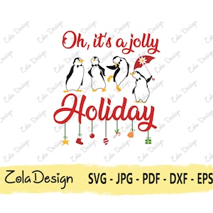 Kerst-SVG | Pinguïn-Svg | Kerst offerte Svg | Grappig citaat SVG | T-shirt ontwerp SVG | Maria kerst SVG | Bestand knippen voor Cricut