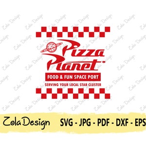 Pizza Planet SVG | Spielzeug Geschichte geschnitten Datei | Toy Story Zitat | Lustiges Zitat | T-Shirt Design geschnitten Datei | Alien svg | Woody Muster | Schnittdatei für Cricut