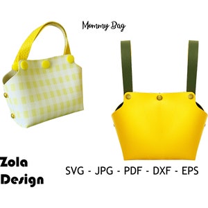 Mommy Bag Svg / Plantilla de bolsa de regalo Svg / Plantilla de monedero SVG / Dulce bolso de regalo de boda / Plantilla de bolsa Svg / Archivo de corte para Cricut