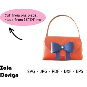 Leather Mini Pouch Svg | Gift Bag Template Svg | Coin Purse Template ...