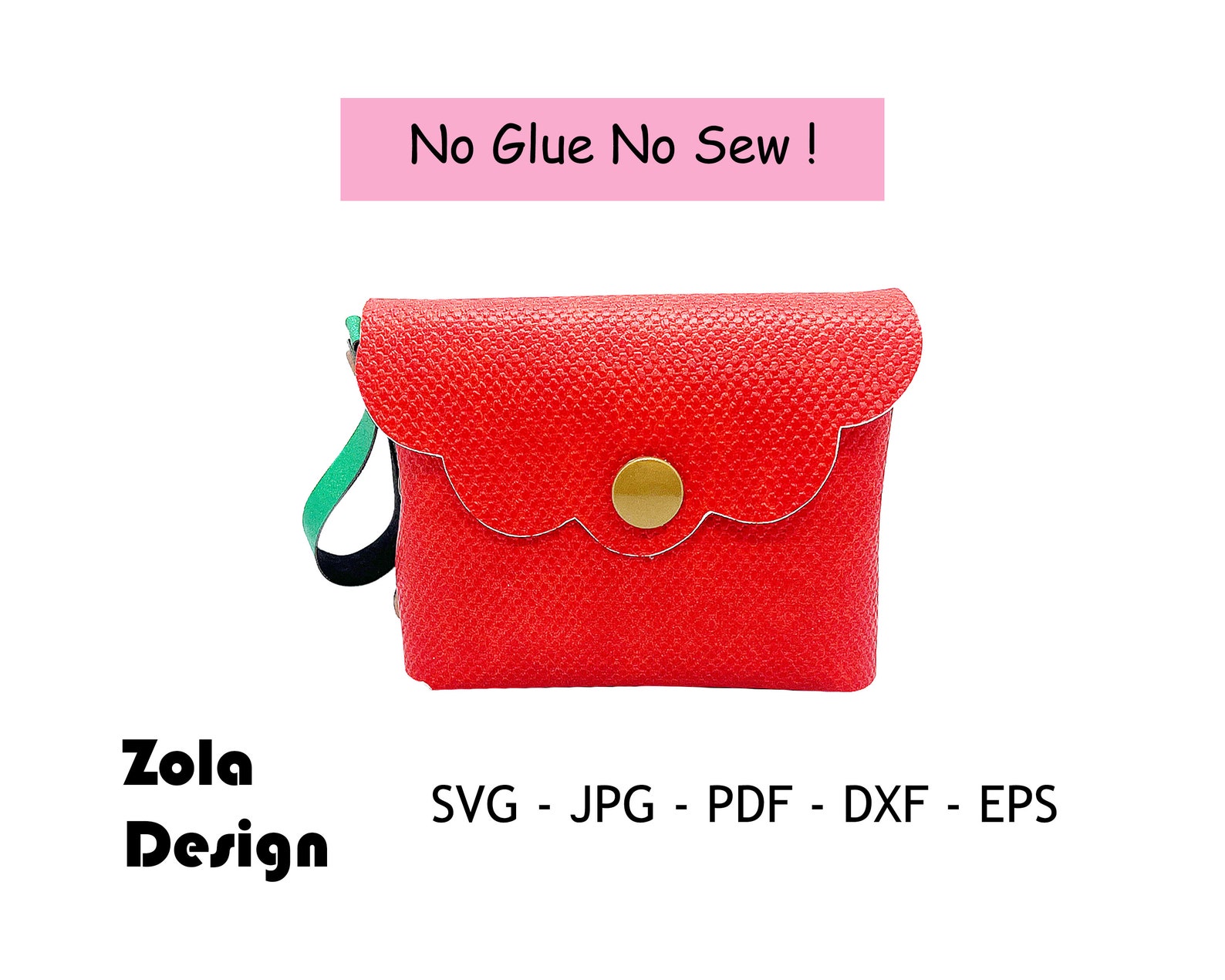 Little Coin Purse Svg Gift Bag Template Svg Coin Purse Etsy