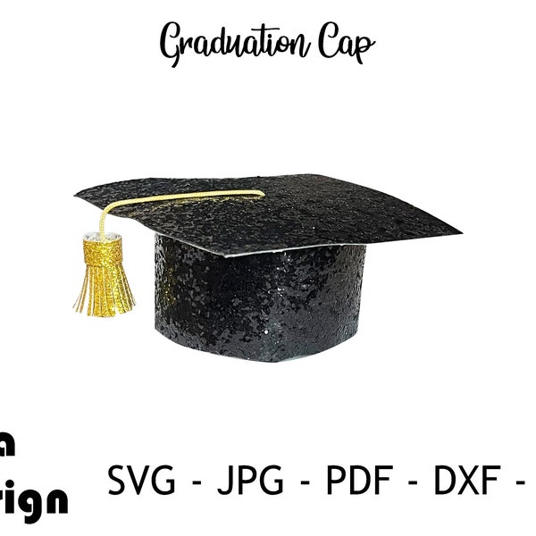 Graduation Cap Template SVG | Hat template SVG | Top Hat Template SVG | Bow Template Svg | Hairbow Template Svg | Cut File For Cricut
