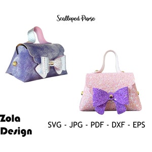 Geldbörse Svg | Geschenktasche Vorlage Svg | Portemonnaie Vorlage SVG | Süße Gastgeschenke Geschenktasche | Taschenvorlage Svg | Plotterdatei für Cricut