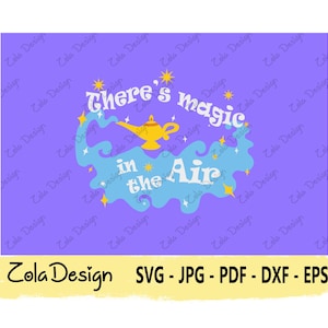 Me encanta la magia Svg / Cita de Aladino SVG / Cita del genio Svg / Cita divertida SVG / Magia Svg / Diseño de camiseta Svg / Archivo de corte para Cricut
