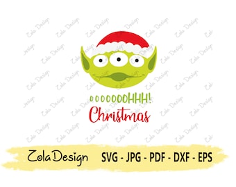 Oooh Navidad SVG / Toy Story Svg / Toy Story Quote Svg / Funny Quote Svg / Tshirt Design Svg / Alien svg / Woody Svg / Cut File For Cricut