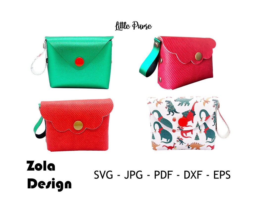 Little Coin Purse Svg Gift Bag Template Svg Coin Purse Etsy