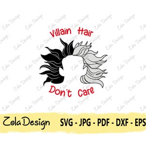 Cruella SVG | Villain Svg | Funny Quote SVG | Tshirt Design SVG | Villain Quote Svg | Cut File For Cricut | Silhouette Cut File