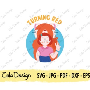 TurningRed Zitat SVG | Mei Lee Zitat SVG | Lama SVG | Lustiges Zitat SVG | Tshirt Design SVG | Datei für Cricut | Silhouette geschnitten Datei
