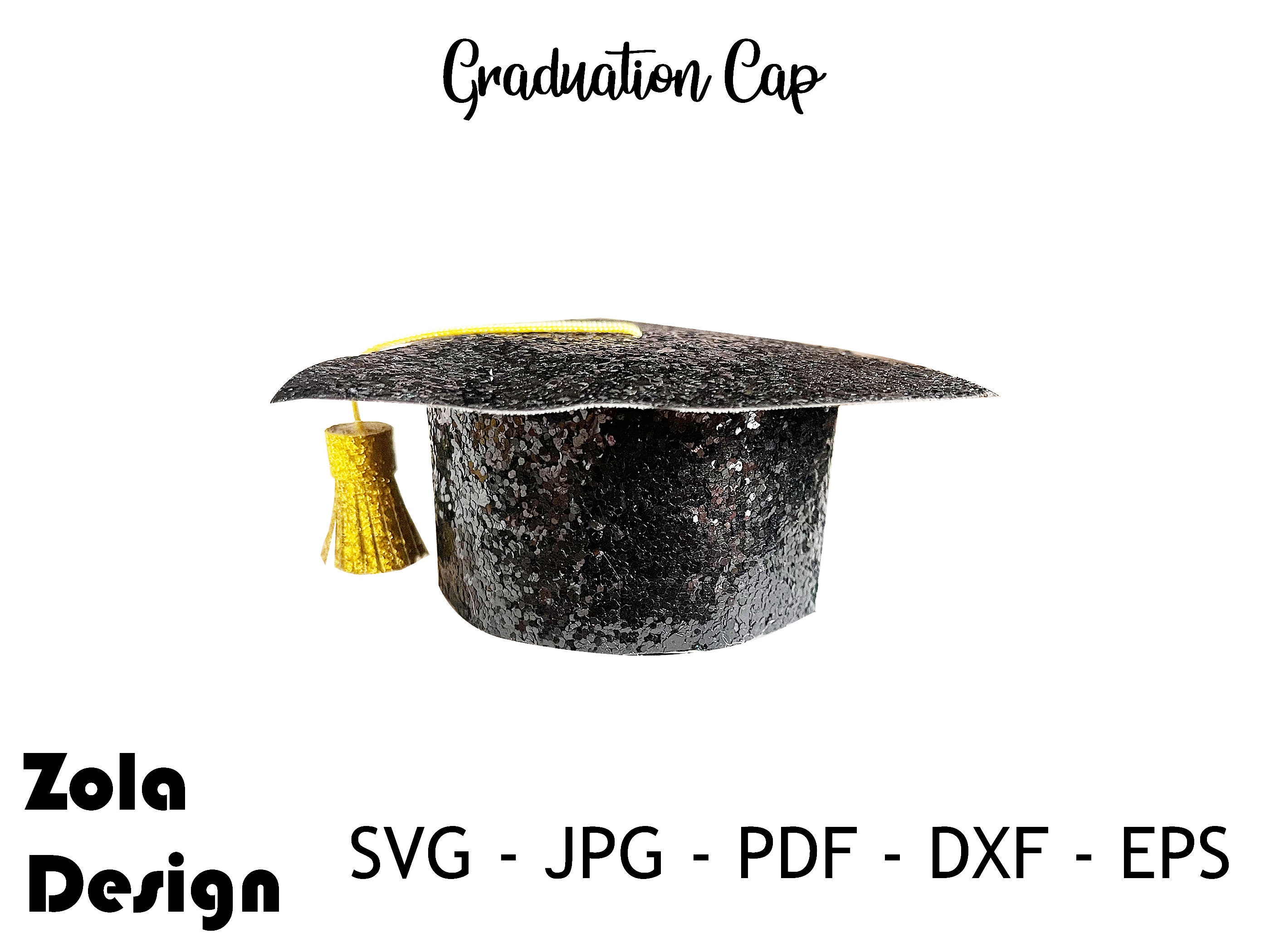 Graduation Cap Template SVG Hat Template SVG Top Hat Etsy UK