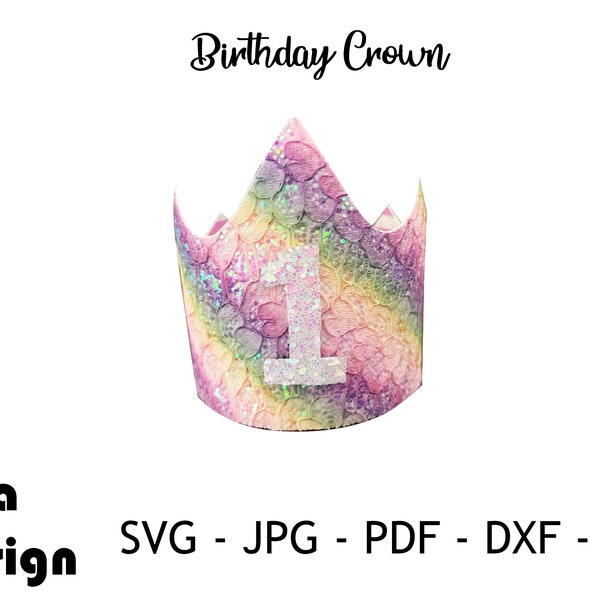 Birthday Crown Template SVG | Crown template SVG | Top Hat Template SVG | Bow Template Svg | Hairbow Template Svg | Cut File For Cricut