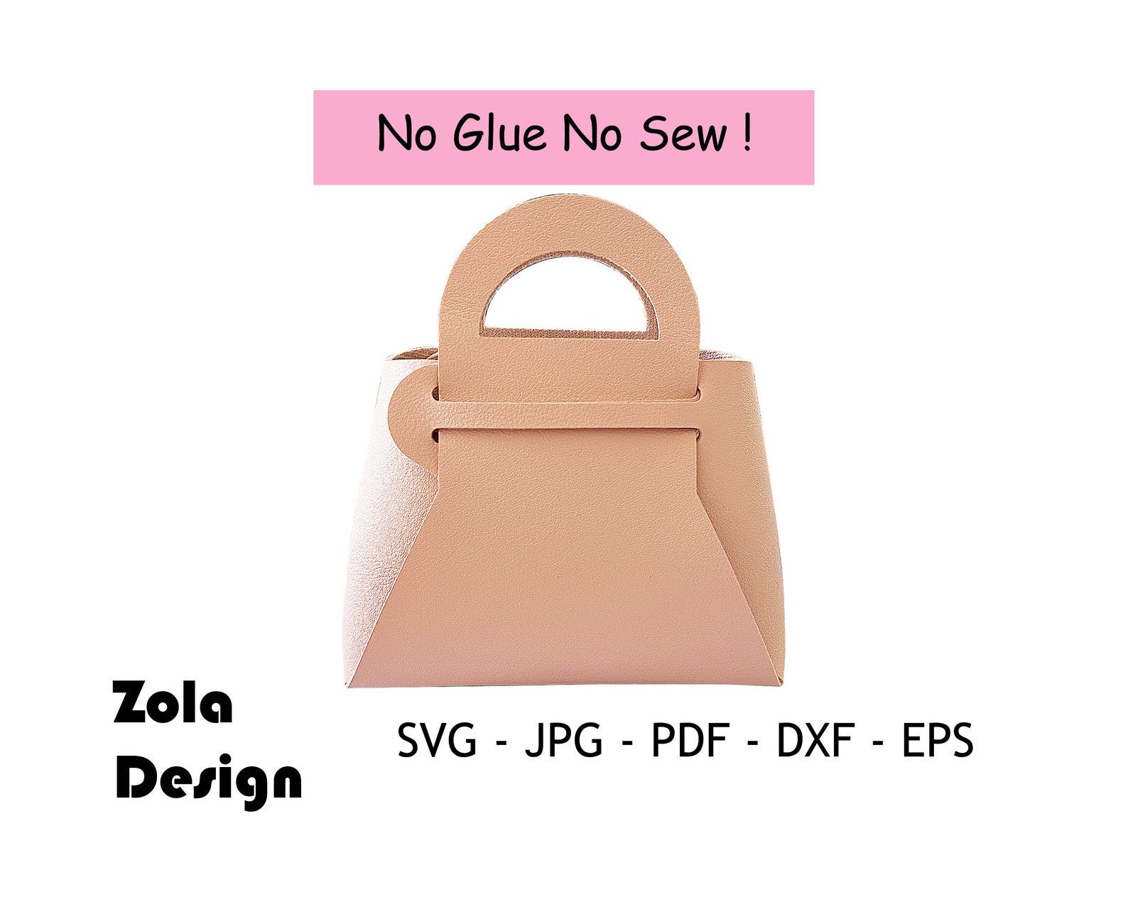 Modern Purse Svg Gift Bag Template Svg Coin Purse Template Etsy