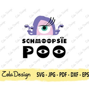 Moster Inc SVG | Monster Svg | Mike Svg | Funny Quote Svg | Tshirt Design Svg | Art Svg | Cut File For Cricut | Silhouette Cut File