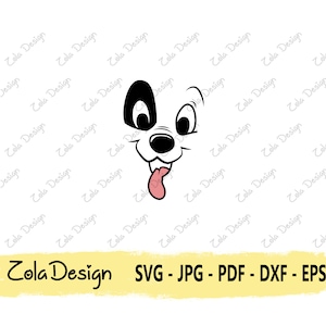 Puppies Face Svg | 101 Dalamation SVG | Dog Svg | Funny Quote SVG | Tshirt Design SVG | Cut File For Cricut | Silhouette Cut File