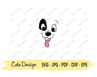 Puppies Face Svg | 101 Dalamation SVG | Dog Svg | Funny Quote SVG | Tshirt Design SVG | Cut File For Cricut | Silhouette Cut File