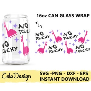 Kuzco LIBBEY Can Glass Wrap 16oz SVG | Libbey Can Glass Svg | Toy Story Can Glass Svg | Toy Story Wrap Svg | Cut File For Cricut