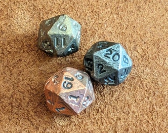 Hand forged D20