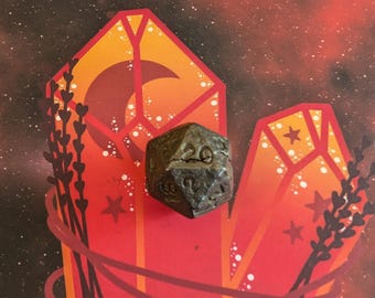 Hand forged D20 - Critical Failure