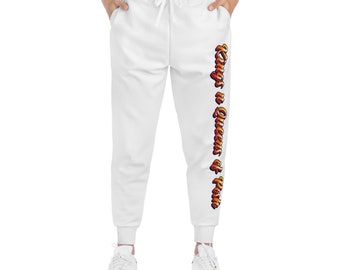 Kings N Queens of Posh logo Athletic Joggers (AOP)