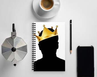 Teenage boy, men Spiral notebook