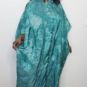 Boubou van batikzijde