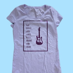 Mujer de Rock, Camiseta Morada, Junior, Mediana