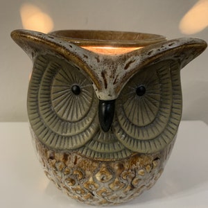 ScentSationals Spotted Owl Full-Size Wax Warmer Starter Set 