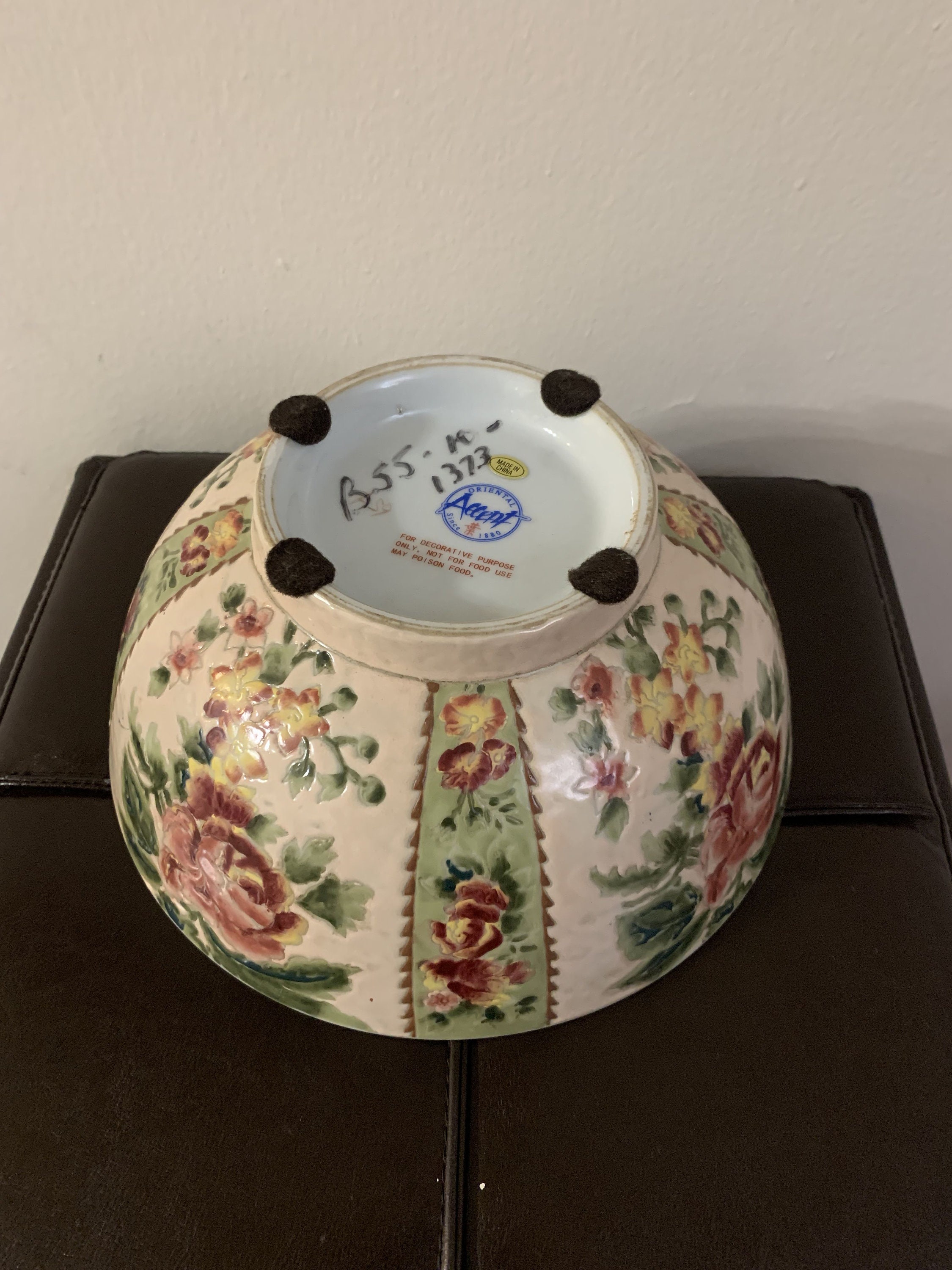 Vintage Oriental Accent Bowl Since 1880 - Etsy