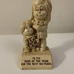 Vintage Paula 1974 Figurine - Mom of the year Gift, Happy Mothers day Knick Knack, New mom Gift