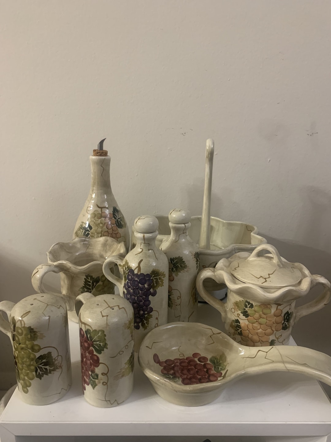 Vintage Hand Painted Collection by Tabletops Unlimited Etsy