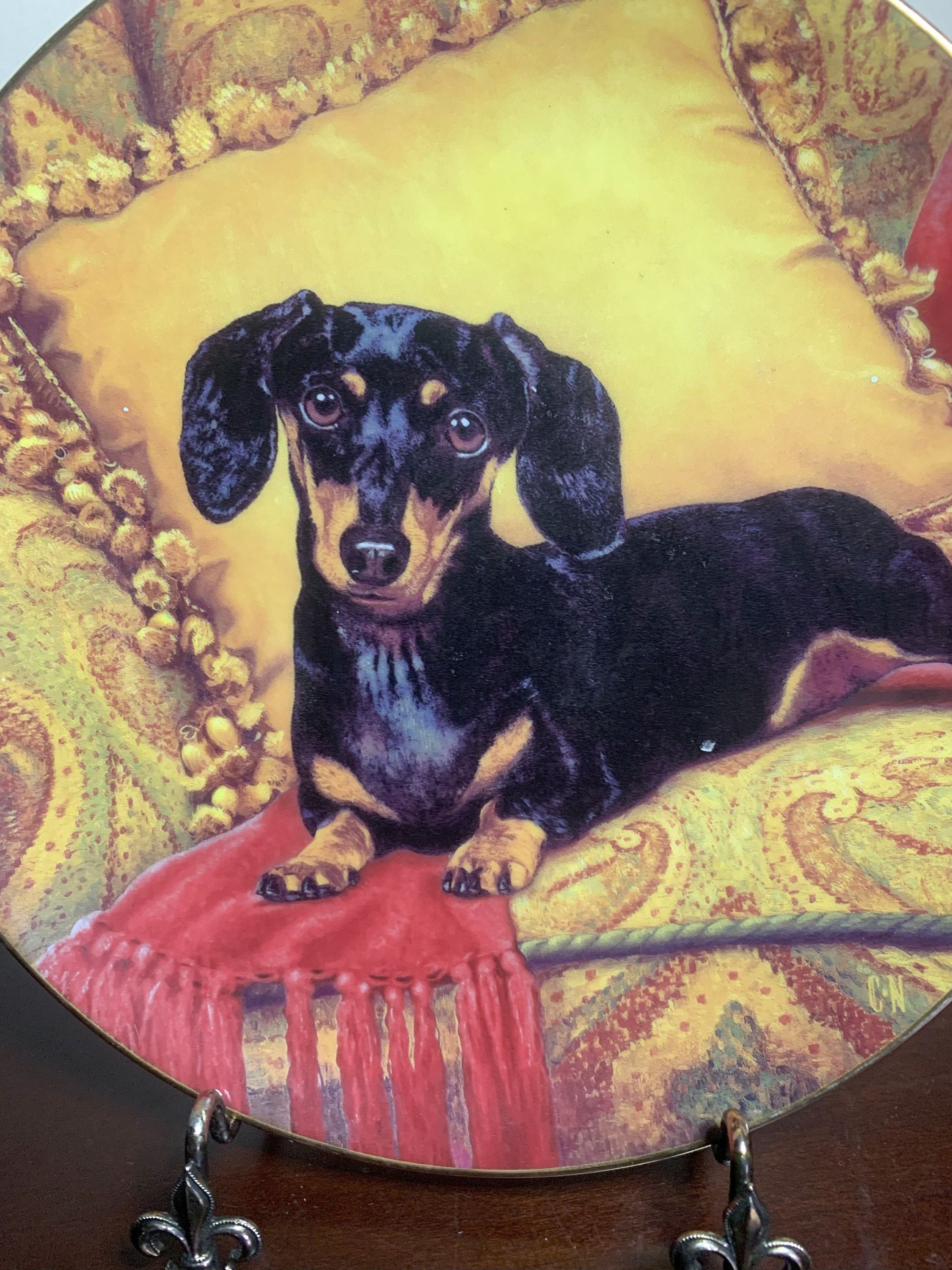 Oh, so Comfy Limited Edition Collectible Plate by Christopher Nick